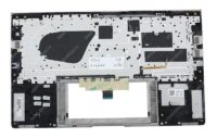 Клавиатура для ноутбука ASUS UX434FA топкейс серебристый, клавиши серебристые АНГЛИЙСКАЯ