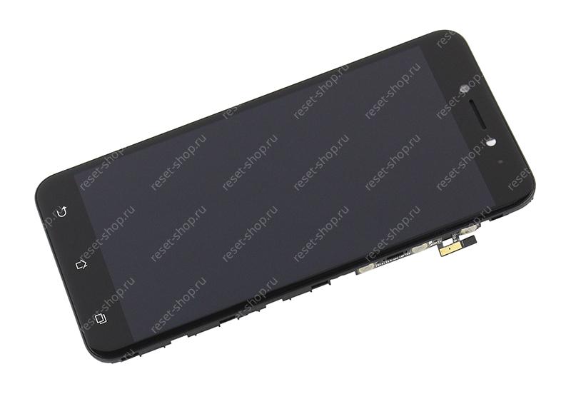 Модуль для смартфона 5" ASUS ZenFone Live ZB501KL черный ORIGINAL с рамкой
