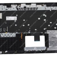 Клавиатура для ноутбука ASUS FX705DY топкейс черный, клавиши черные, с подсветкой