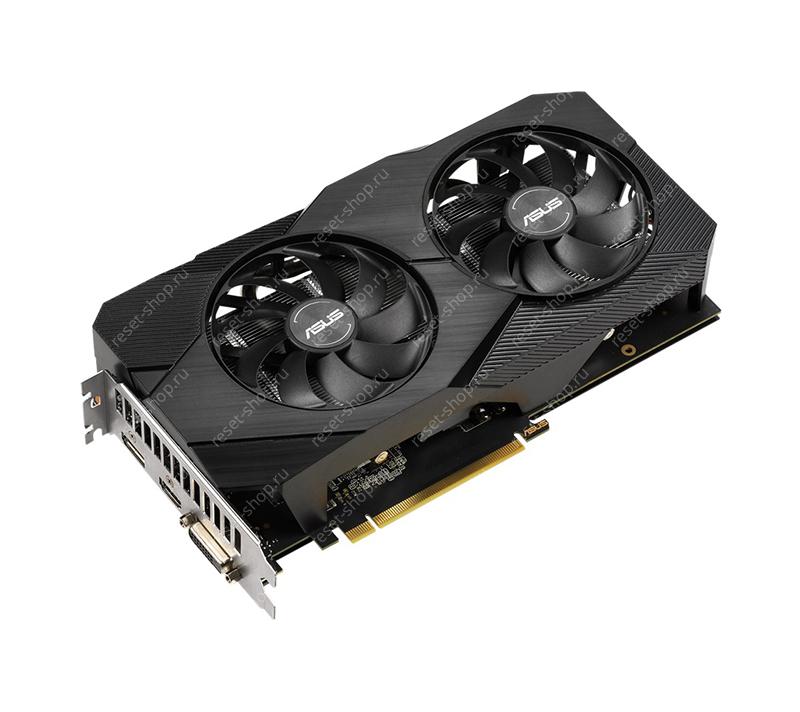 Видеокарта PCIeX GeForce GTX 1660 ASUS DUAL-GTX1660S-6G-EVO (6Гб GDDR6 192бит)