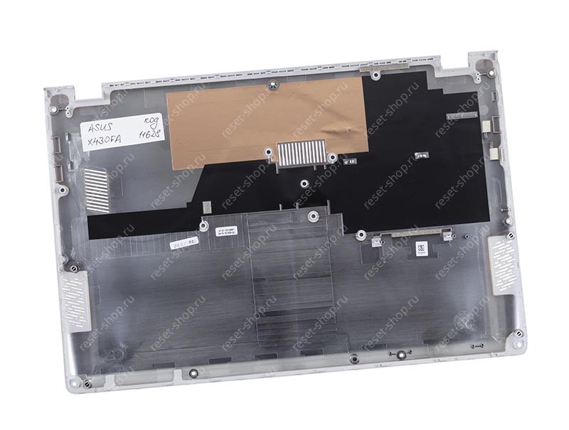 Корпус ASUS X430FA часть D (Нижняя часть) серебристый