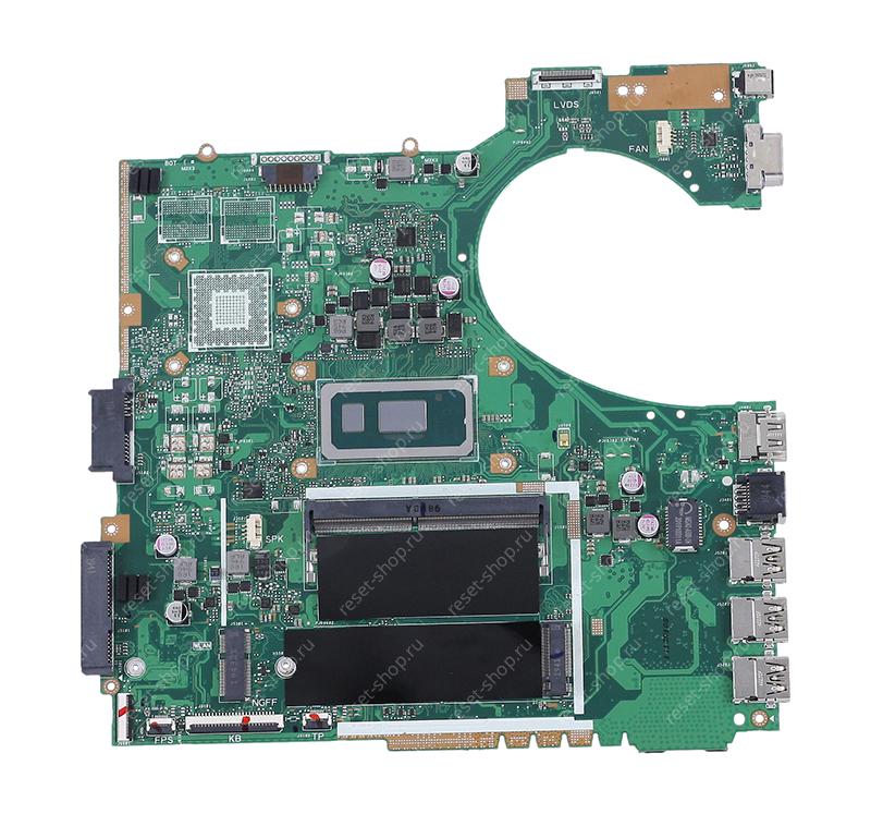 Материнская плата ноутбука ASUS P1440FA (процессор I5-8265U, ОЗУ 4 Гб) / УЦЕНКА