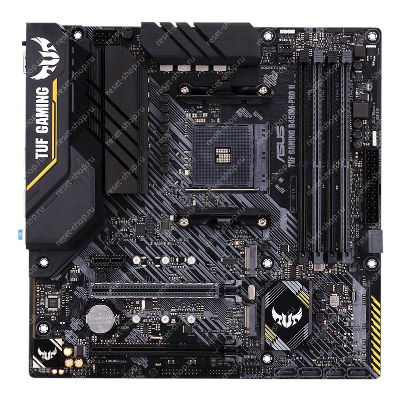 Сист.плата Б/У sAM4 ASUS TUF GAMING B450M-PRO II 4xDDR4, 8xUSB, 3xSATA, PCIE-16 х2, DP, HDMI, mATX