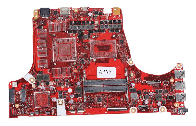 Мат.плата ASUS G531GW rev. 1.6 неисправная на зап.части ДОНОР без разъёма питания