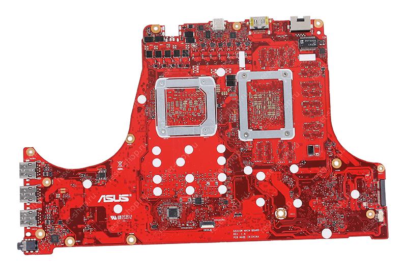 Мат.плата ASUS G531GW rev. 1.6 неисправная на зап.части ДОНОР без разъёма питания