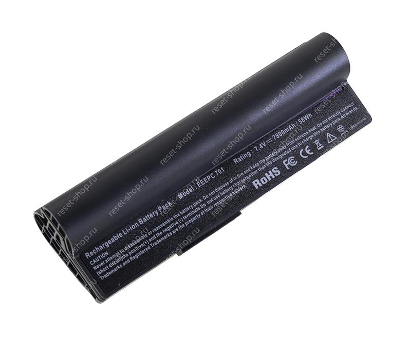 АКБ для ноутбука ASUS (A22-701) / 7.4V, 7800mAh / Eee PC 700 черная