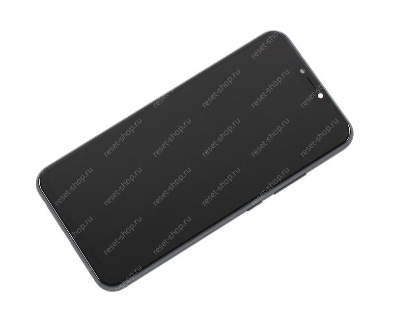 Модуль для смартфона 6.2" ASUS Zenfone 5Z ZS620KL черный ORIGINAL с рамкой