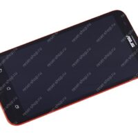 Модуль для смартфона Б/У 5.5" ASUS ZenFone 2 ZE551ML красный ORIGINAL с рамкой /хорошее состояние