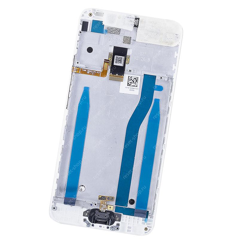 Модуль для смартфона 5.2" ASUS ZenFone 3s Max ZC521TL белый ORIGINAL с рамкой