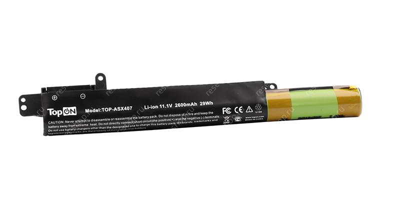 АКБ для ноутбука ASUS (A31N1719) TopON / 11.1V, 2600mAh / X507UA черная