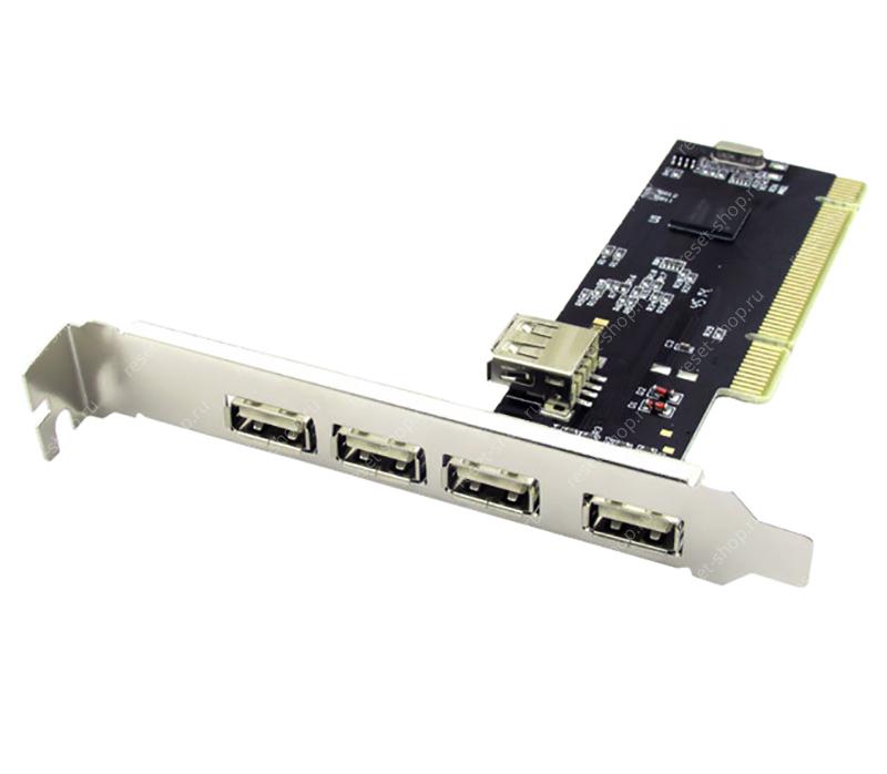 Контроллер PCI --> 5 USB