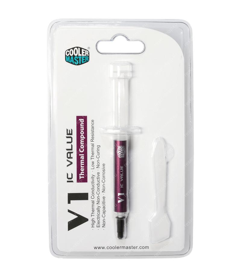 ! Термопаста Cooler Master IC-Value V1 (RG-ICV1-TW20-R1) 4.6 гр