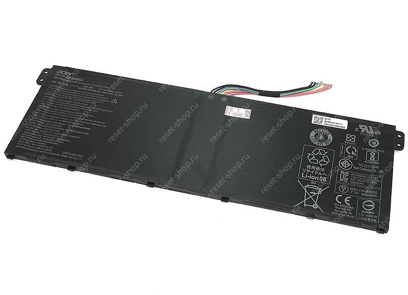 АКБ для ноутбука Б/У Acer (AP16M4J) оригинальная / 7.7V, 4810mAh / Aspire 3 A315-21G черная