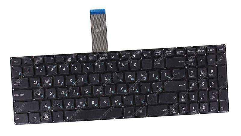 Клавиатура для ноутбука Asus X501, X552EA черная без рамки