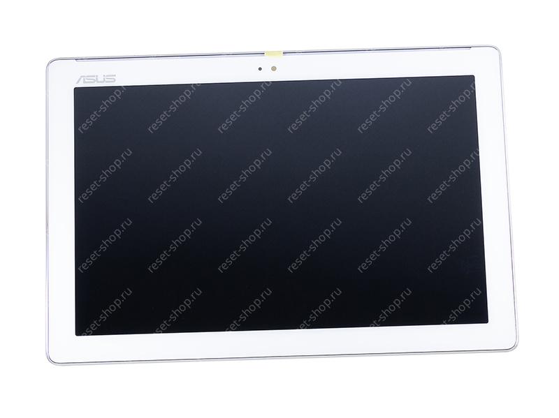 Модуль для планшета 10.1" ASUS ZenPad 10 Z300C белый ORIGINAL с серебристой рамкой