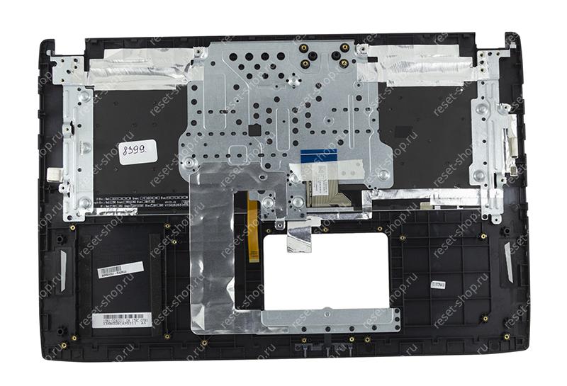 Клавиатура для ноутбука ASUS GL702VI топкейс черный, клавиши черные, с подсветкой