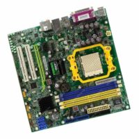 Сист.плата Б/У sAM2 Foxconn RS690M03: 4xDDR2,4xUSB,4xSATA, LPT,VGA,HDMI, PCI-E1,PCI-E16,2х PCI, mATX