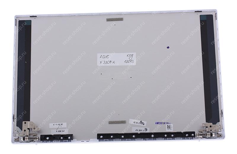 Корпус ASUS X330FA часть A (Крышка) серебристый с белой рамкой