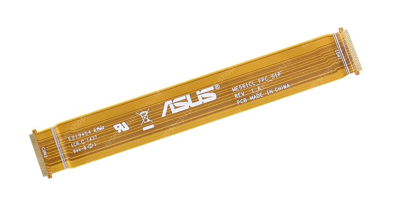 Шлейф планшета Б/У ASUS ME581CL Rev 1.6 (51 pin, 119 мм) межплатный