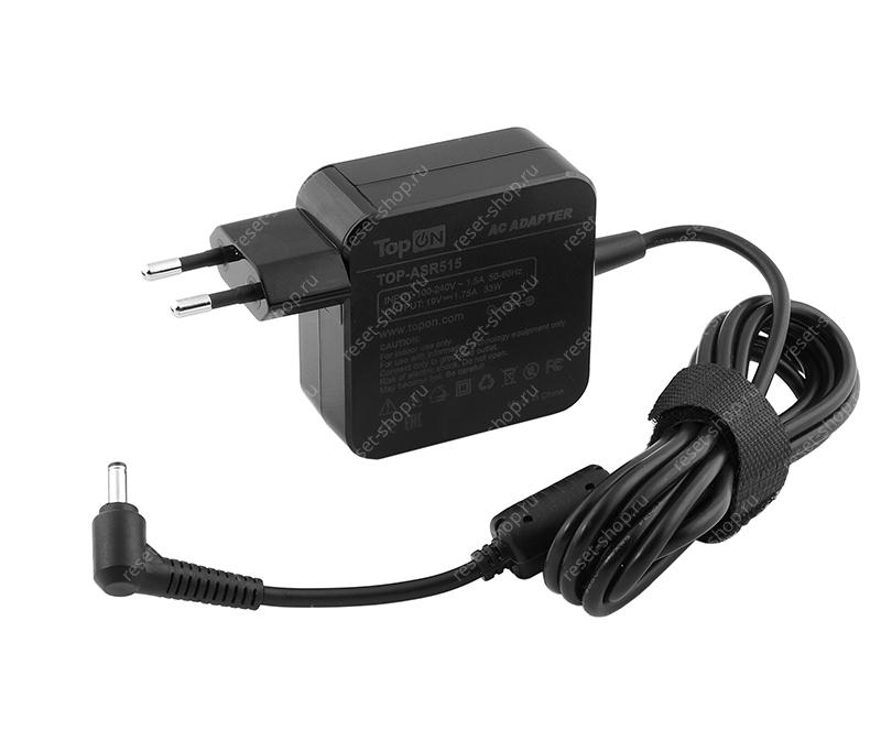 Блок питания для ноутбука ASUS 19V/1.75A (4.0x1.35) TopON стеновой