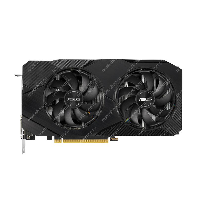 Видеокарта Б/У PCIeX GeForce RTX 2060 EVO DUAL ASUS (12Гб GDDR6 192бит) DP,HDMIx2, DVI-D