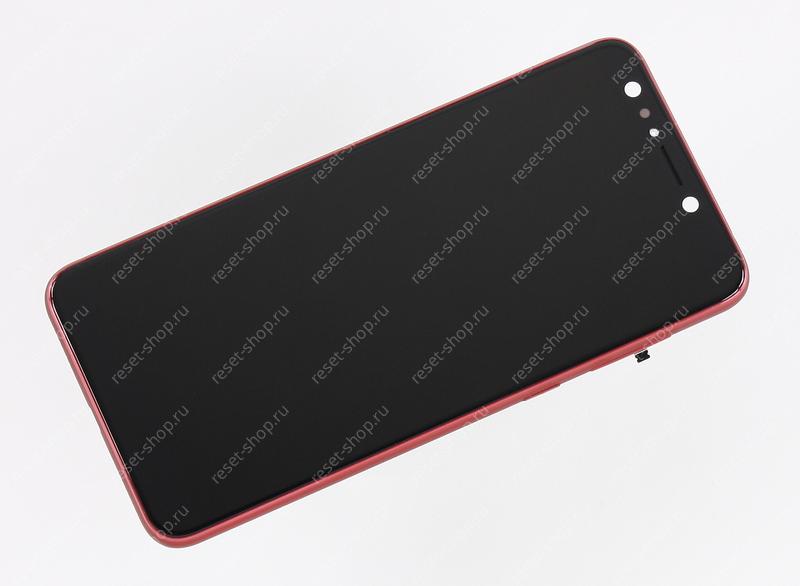 Модуль для смартфона 6" ASUS ZenFone 5 Lite ZC600KL красный ORIGINAL с рамкой
