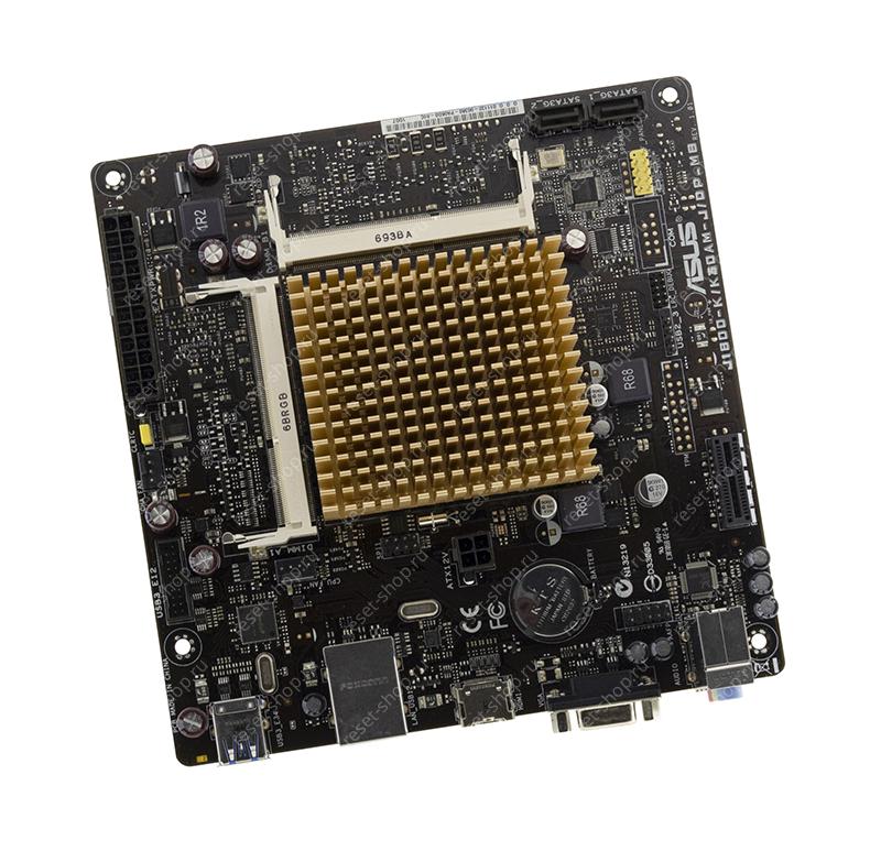 Материнская плата s1170 ASUS K30AM: Pentium J1800 2xSODIMM DDR3, 2xSATA, 4xUSB, VGA, HDMI, PCI-E1