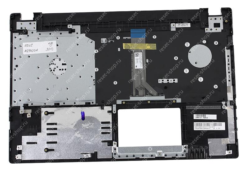 Клавиатура для ноутбука ASUS P2540UA топкейс черный, клавиши черные