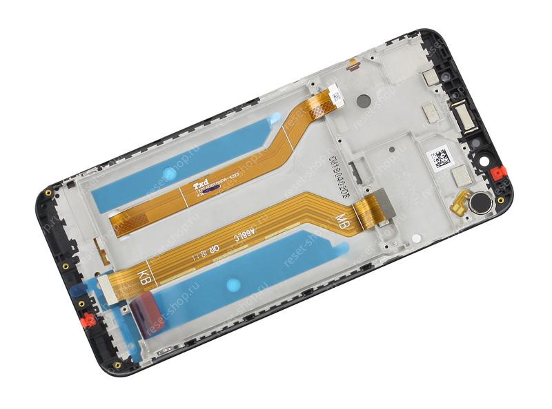 Модуль для смартфона 6" ASUS ZenFone Max Pro (M1) ZB602KL черный ORIGINAL с рамкой