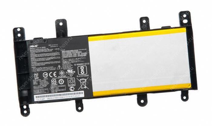 АКБ для ноутбука ASUS (C21N1515) ORIGINAL / 7.6V, 5000mAh / X756 черная