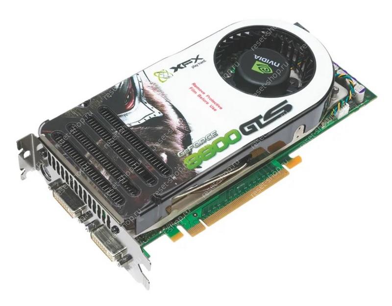 Видеокарта Б/У PCIeX GeForce 8800 GTS XFX (640Мб GDDR3 320 бит) 2хDVI-I S-Video