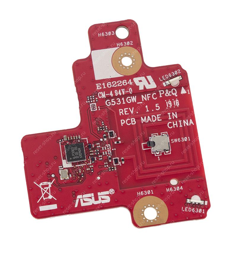 Плата приёма сигнала NFC-брелка ASUS G531GV