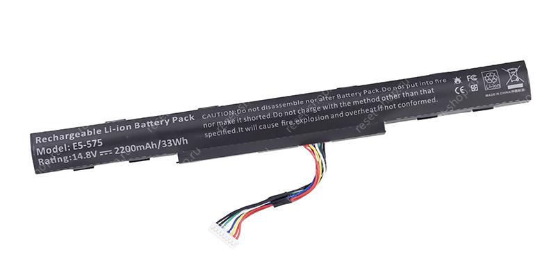 АКБ для ноутбука Acer (AS16A5K) / 14.8V, 2200mAh / Aspire E5-575 черная OEM