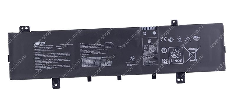 АКБ для ноутбука ASUS (B31N1631) ORIGINAL / 11.55V, 3727mAh / X505BP черная