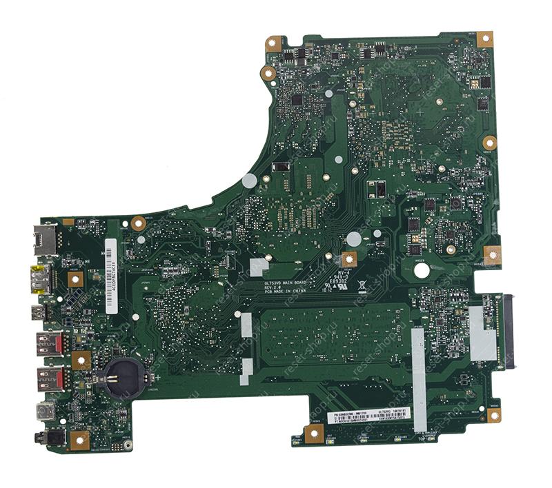 Мат.плата ASUS GL753VD rev. 2.0 неисправная на запчасти ДОНОР
