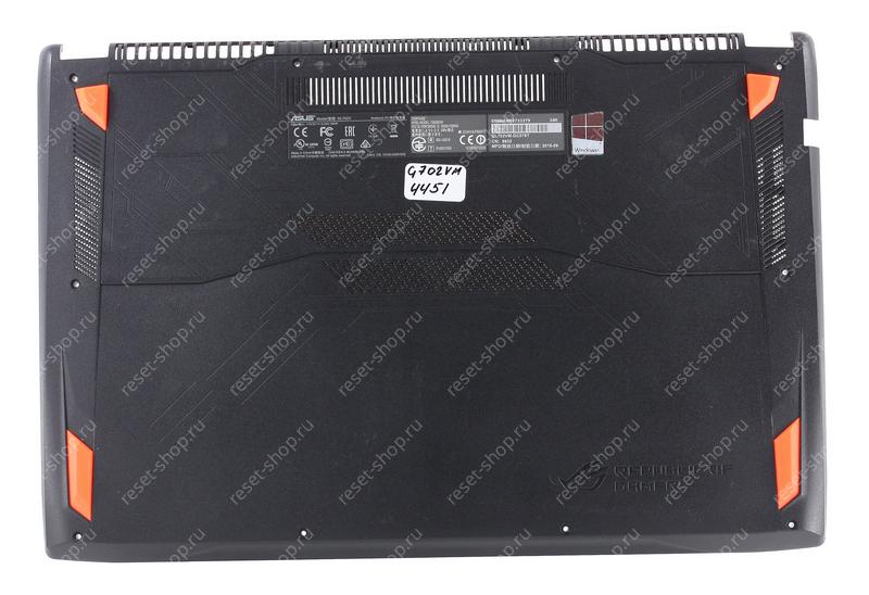 Корпус Б/У ASUS GL702VM часть D (Нижняя часть) черный