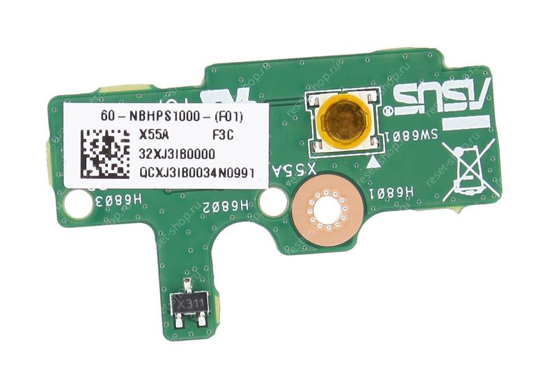 Плата кнопки включения ноутбука ASUS X55A