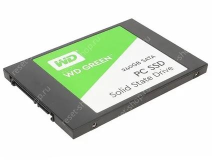 SSD накопитель Б/У 240Гб (2.5", SATA3) WD Green WDS240G2G0A (чипы 3D TLC 3D NAND)