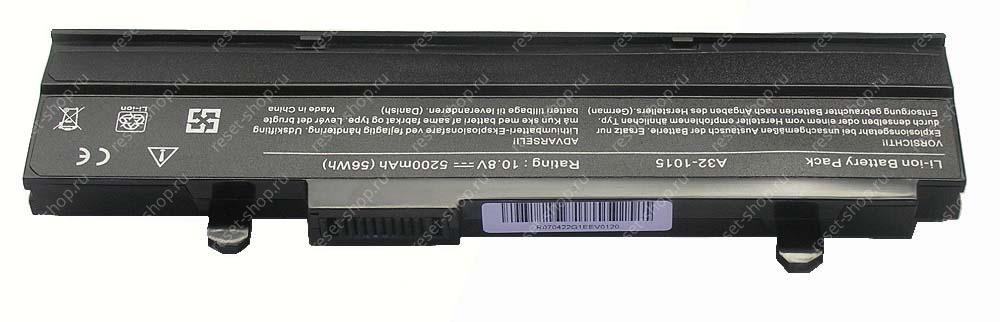 АКБ для ноутбука ASUS (A32-1015) / 10.8V, 5200mAh / Eee PC 1011, 1015, 1215 черная