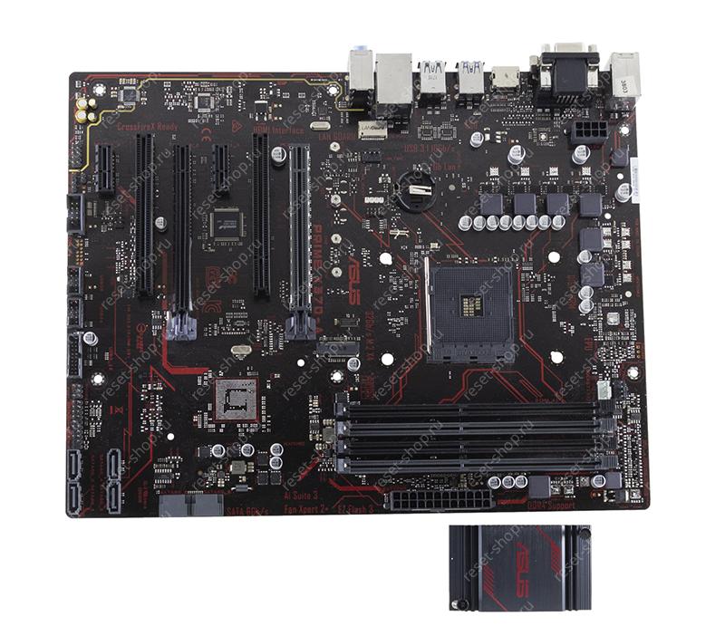 Мат.плата ASUS PRIME X370-A REV 1.00 неисправная на запчасти ДОНОР