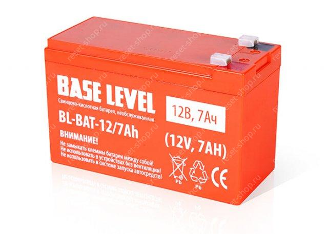 Батарея для ИБП 12V 7Ah BaseLevel / BL-BAT-12/7Ah