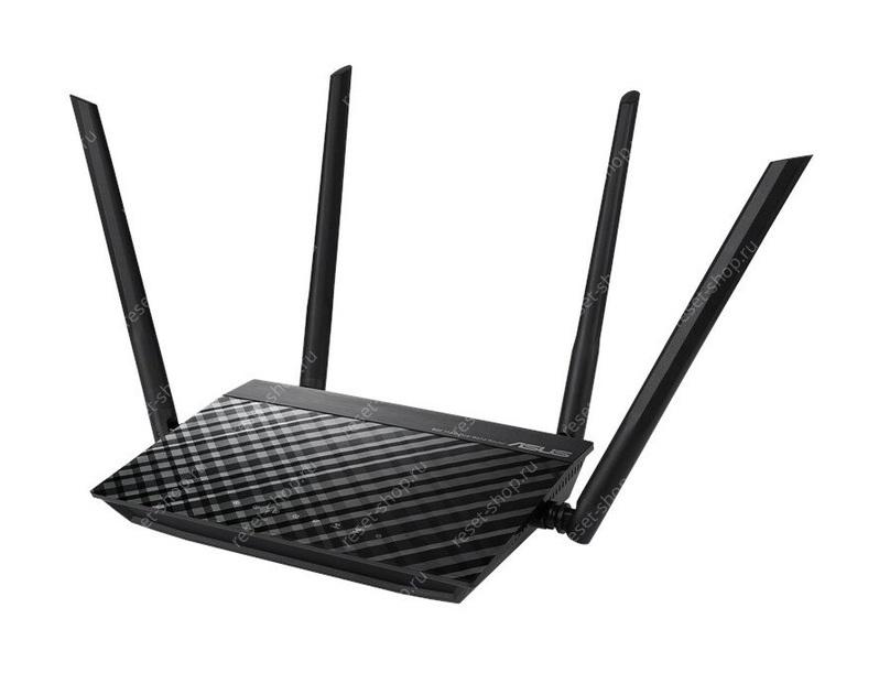 WiFi-маршрутизатор Б/У ASUS RT-AC1200RU / WiFi 2.4ГГц/5ГГц 802.11a/b/g/n/ac, 4 порта 100Мб/сек