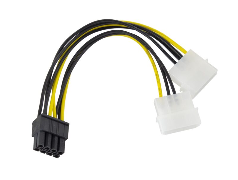 Переходник питания для видеокарт 2xMolex-8pin