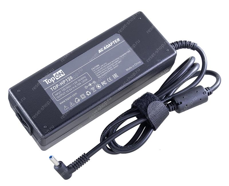 Блок питания для ноутбука HP 19.5V/6.15A (4.5x3.0) TopON