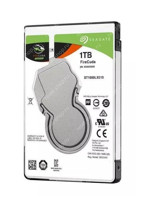 Жесткий диск 2.5" SATA3 (SSHD) 1 Тб Seagate 5400 об/мин 128 Мб / ST1000LX015 / уценка