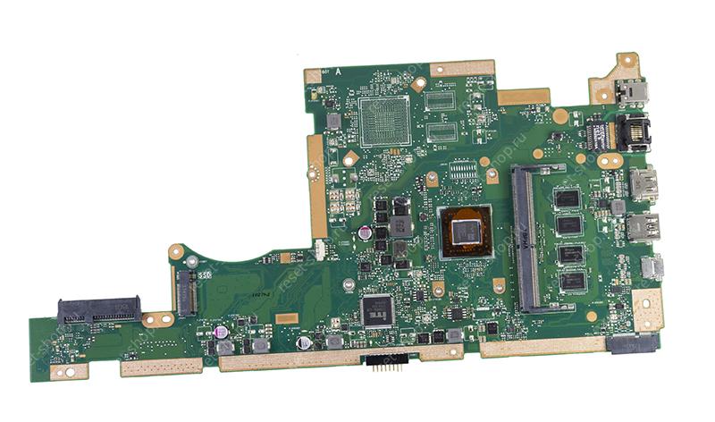 Материнская плата ноутбука ASUS X505BA (процессор A6-9220, ОЗУ 4Гб) / УЦЕНКА
