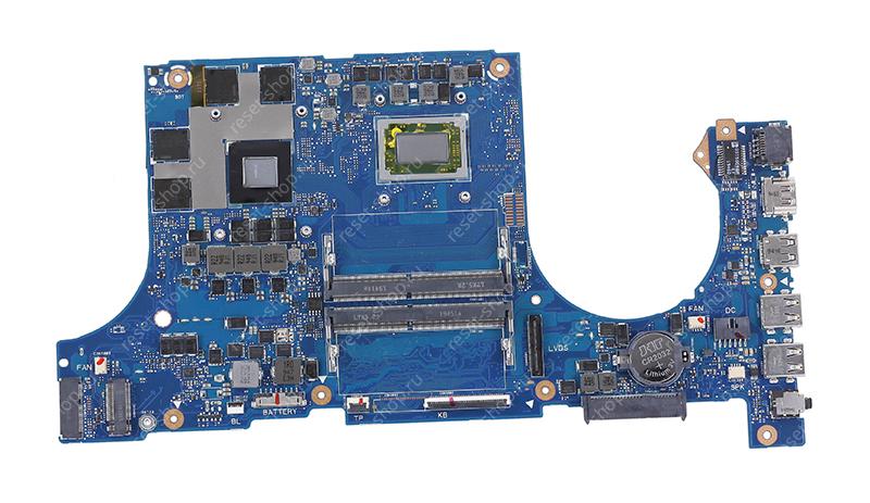 Материнская плата ноутбука ASUS FX505DY (процессор R5-3550H, видеокарта AMD RX560 4 Гб) / УЦЕНКА