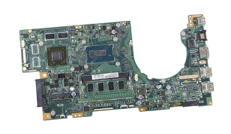 Мат.плата ASUS K501LX Rev 2.0 неисправная на запчасти ДОНОР