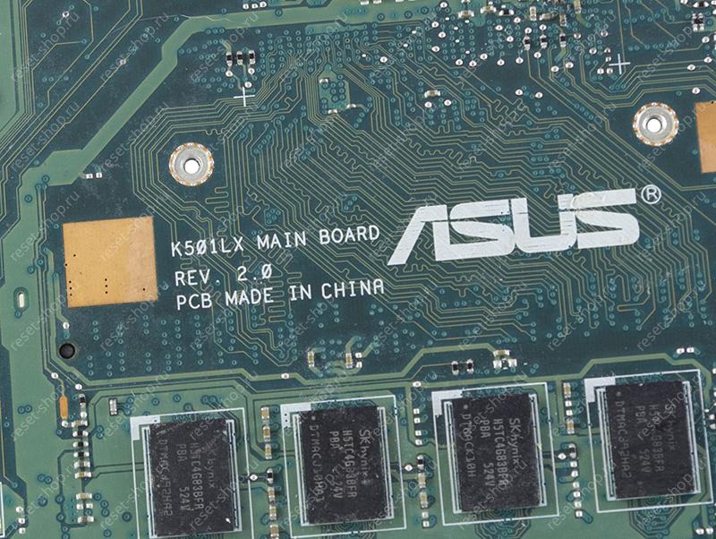 Мат.плата ASUS K501LX Rev 2.0 неисправная на запчасти ДОНОР