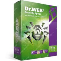 ПО Антивирус Dr.Web Security Space 1 ПК на 1 год (поддержка Windows 10) / 11 версия